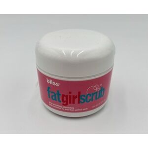Bliss Fatgirl Scrub Body Exfoliator 2.7oz Skin Smoothing Treatment